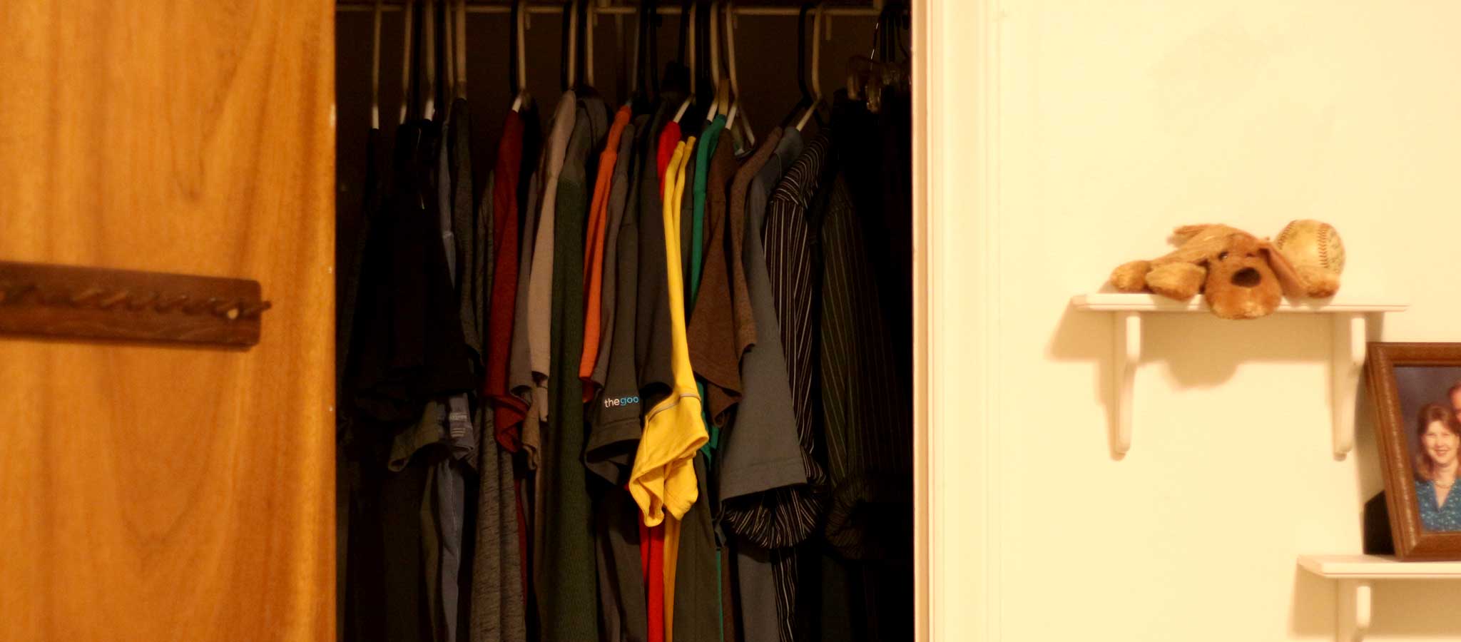 empty the closets and minimize