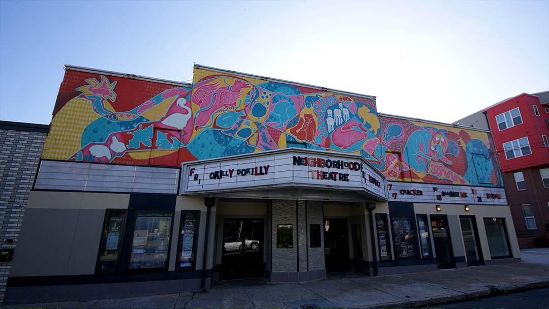 mural charlotte nc noda art graffiti william puckett neighborhood theatre