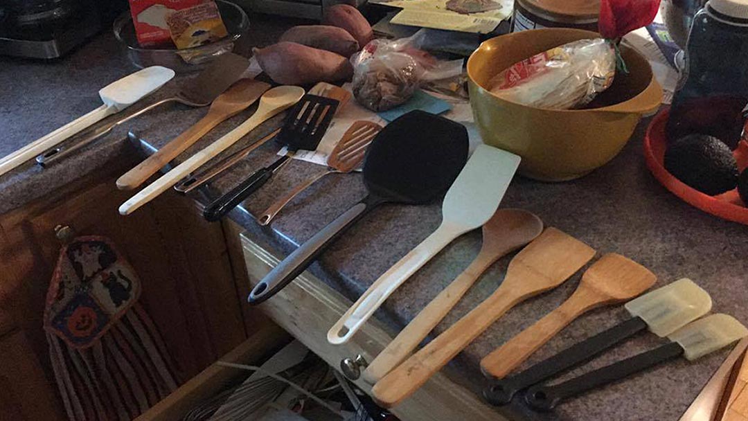 extra spatulas donate to goodwill