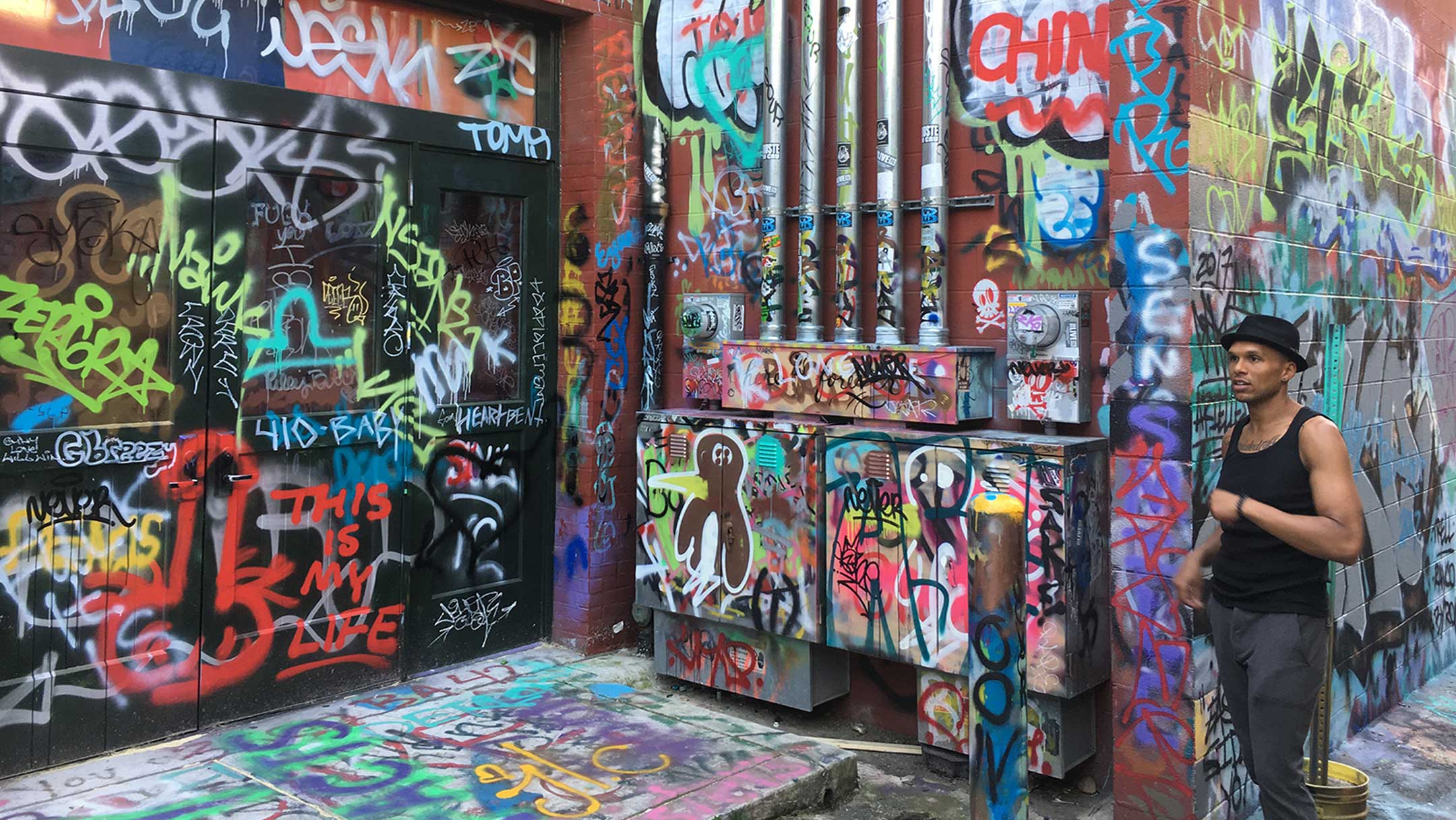 Graffiti Alley in Baltimore