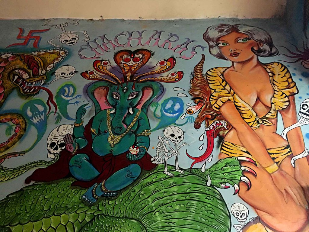 oaxaca, mexico murals and graffiti