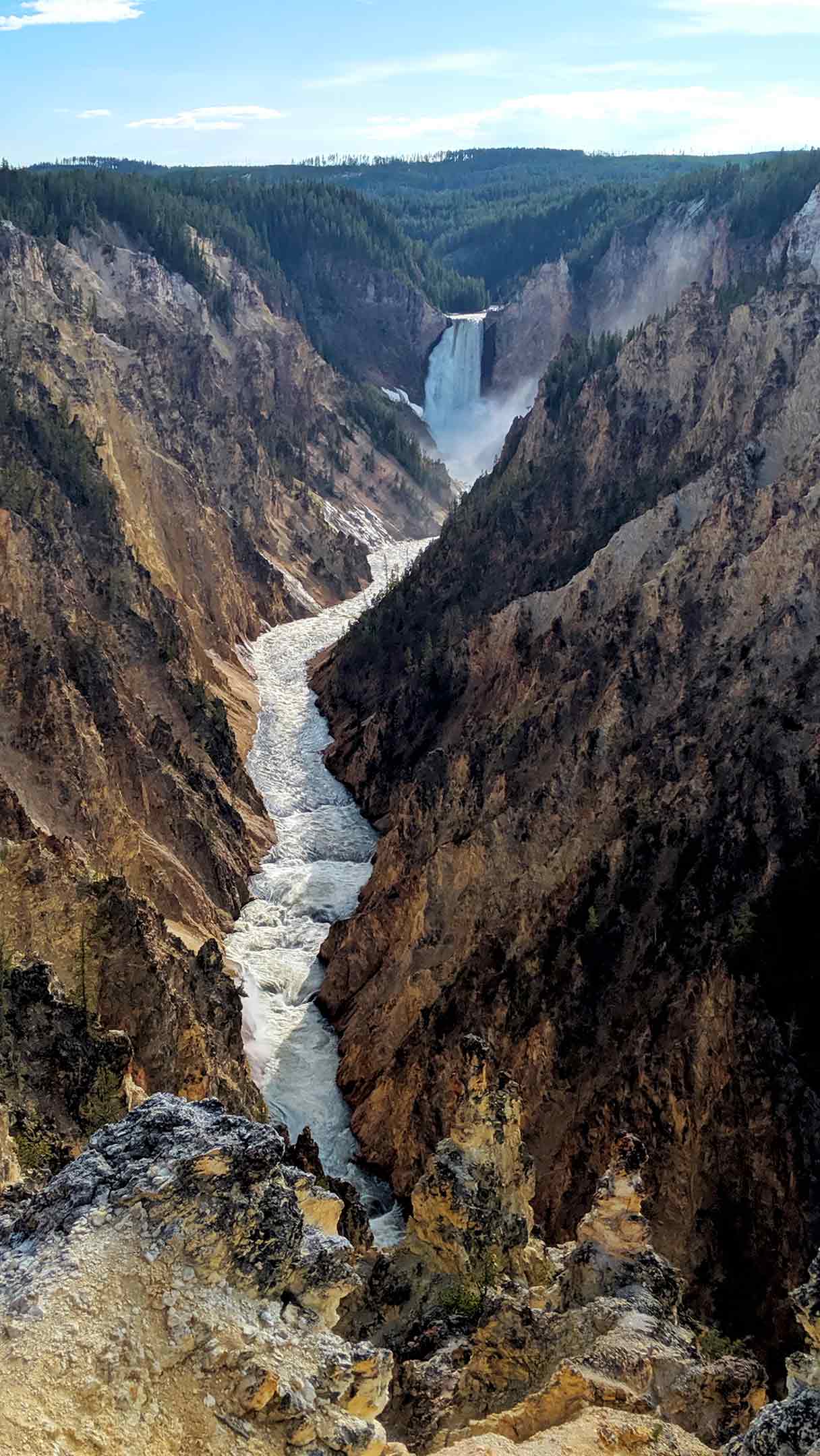 Yellowstone Canyon Falls image