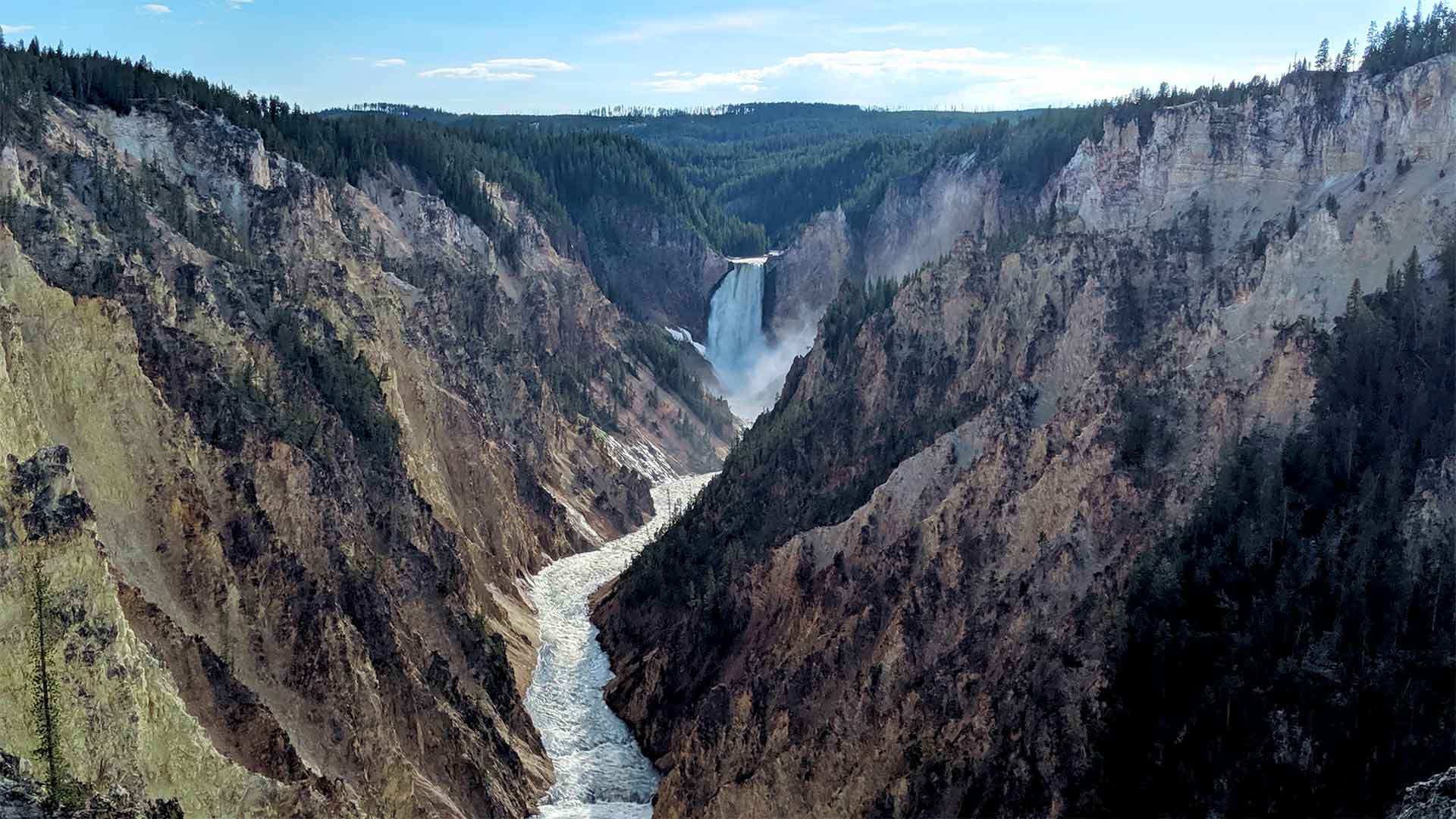 Yellowstone Canyon Falls image