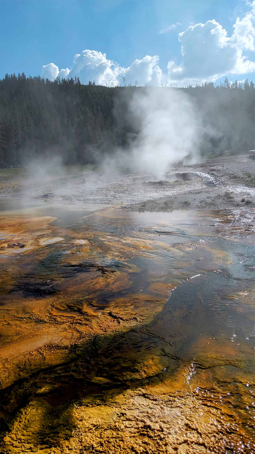 Yellowstone Old Faithful and Grand Prismatic