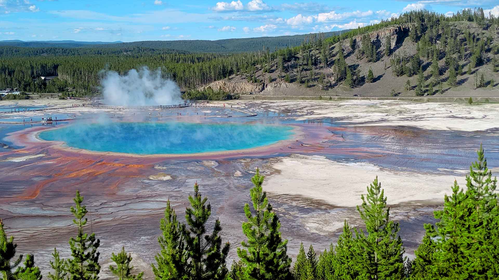 Yellowstone Grand Prismatic Overlook