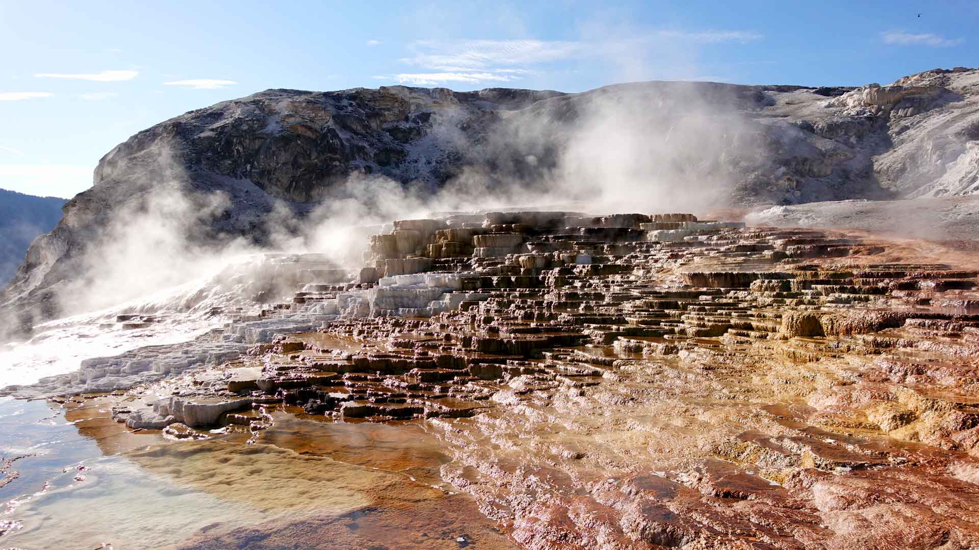 Mammoth Hot Springs Image