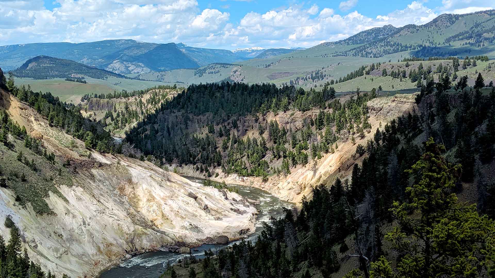 Mammoth Hot Springs Image