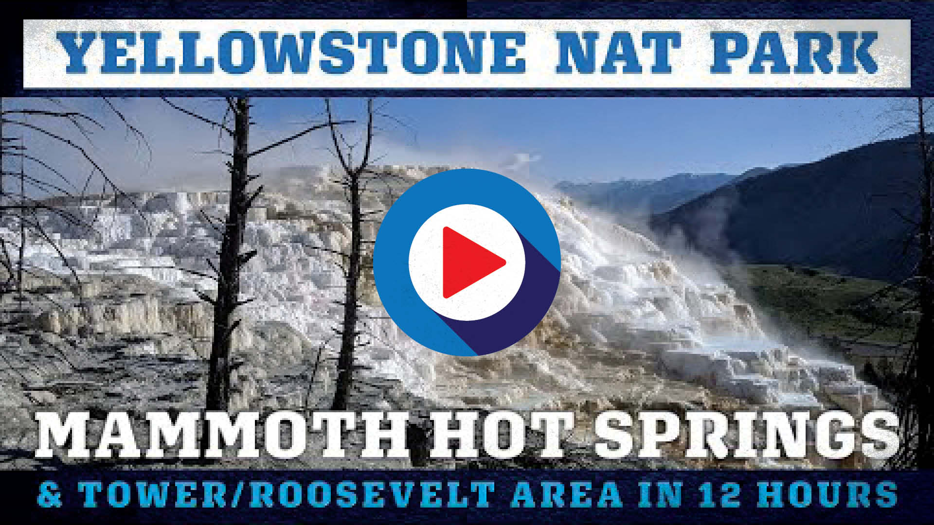 Yellowstone National Park Mammoth Hot Springs Video
