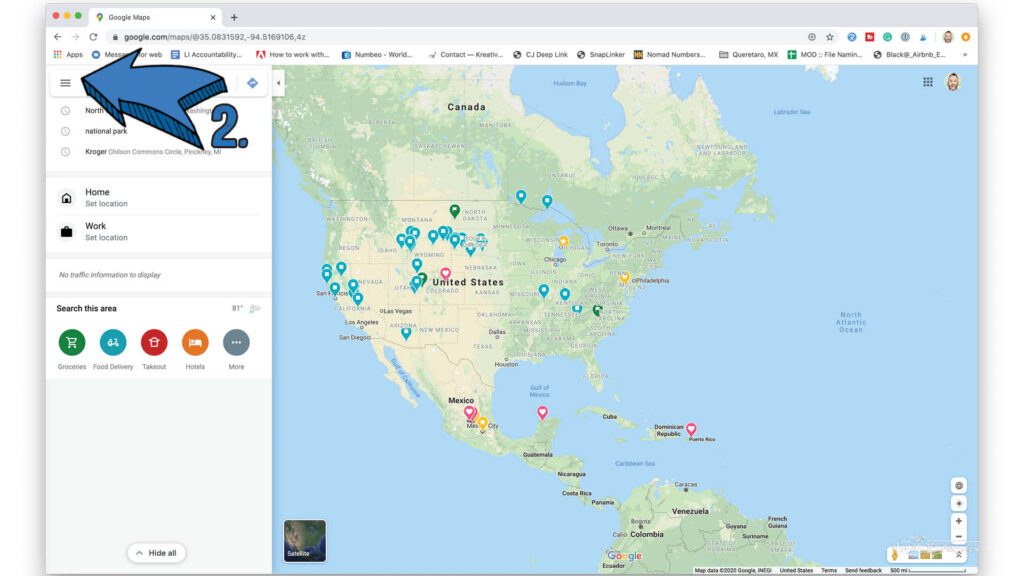How To Use Google Maps saved lists on a browser step by step 2