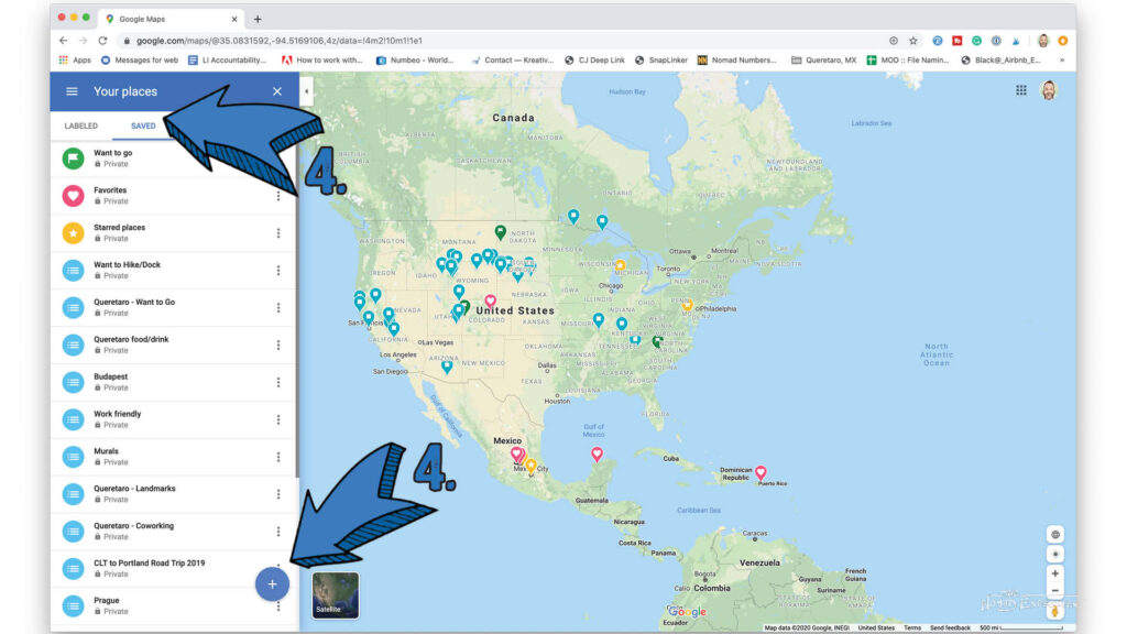 Localização dos Clientes - MAIS FORTE - Google My Maps