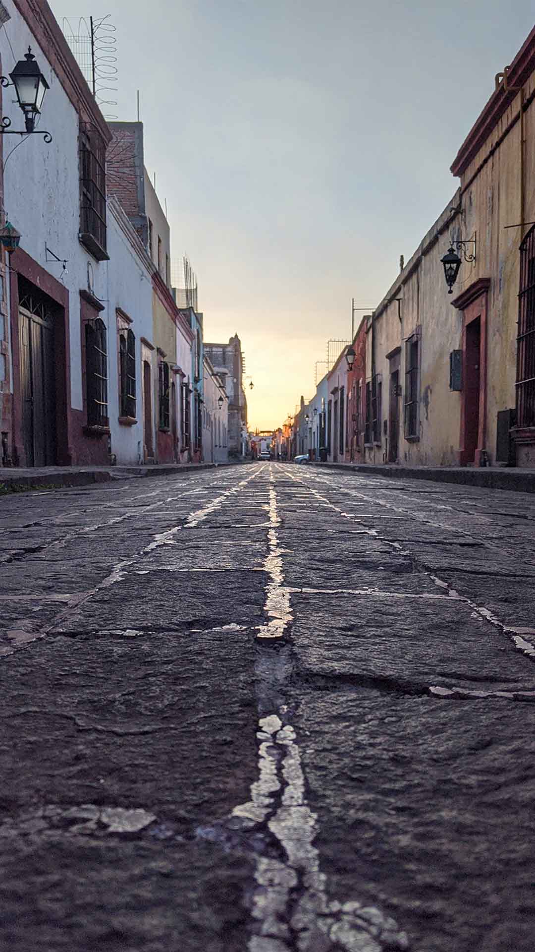 Queretaro Mexico Best Restaurant Review Streetscape at Sunset