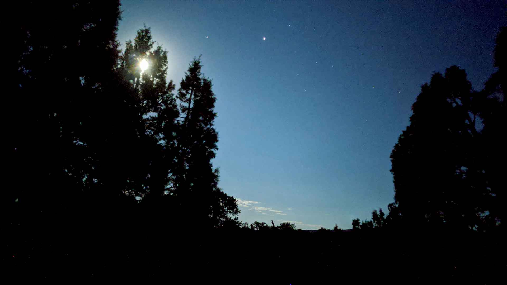 Cathedral Valley Campground Capitol Reef National Park Blue Sunset Full Moon