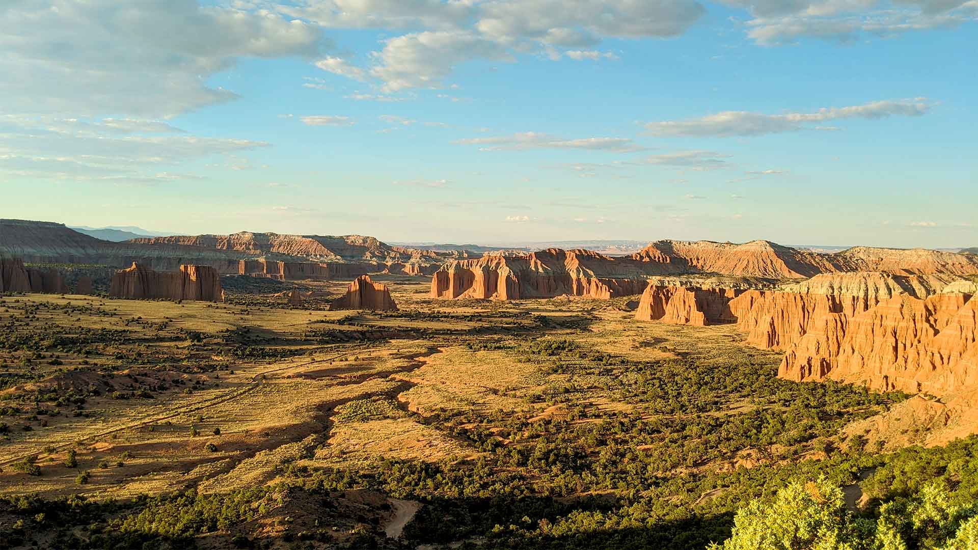 Cathedral Valley Campground Capitol Reef National Park Sunrise