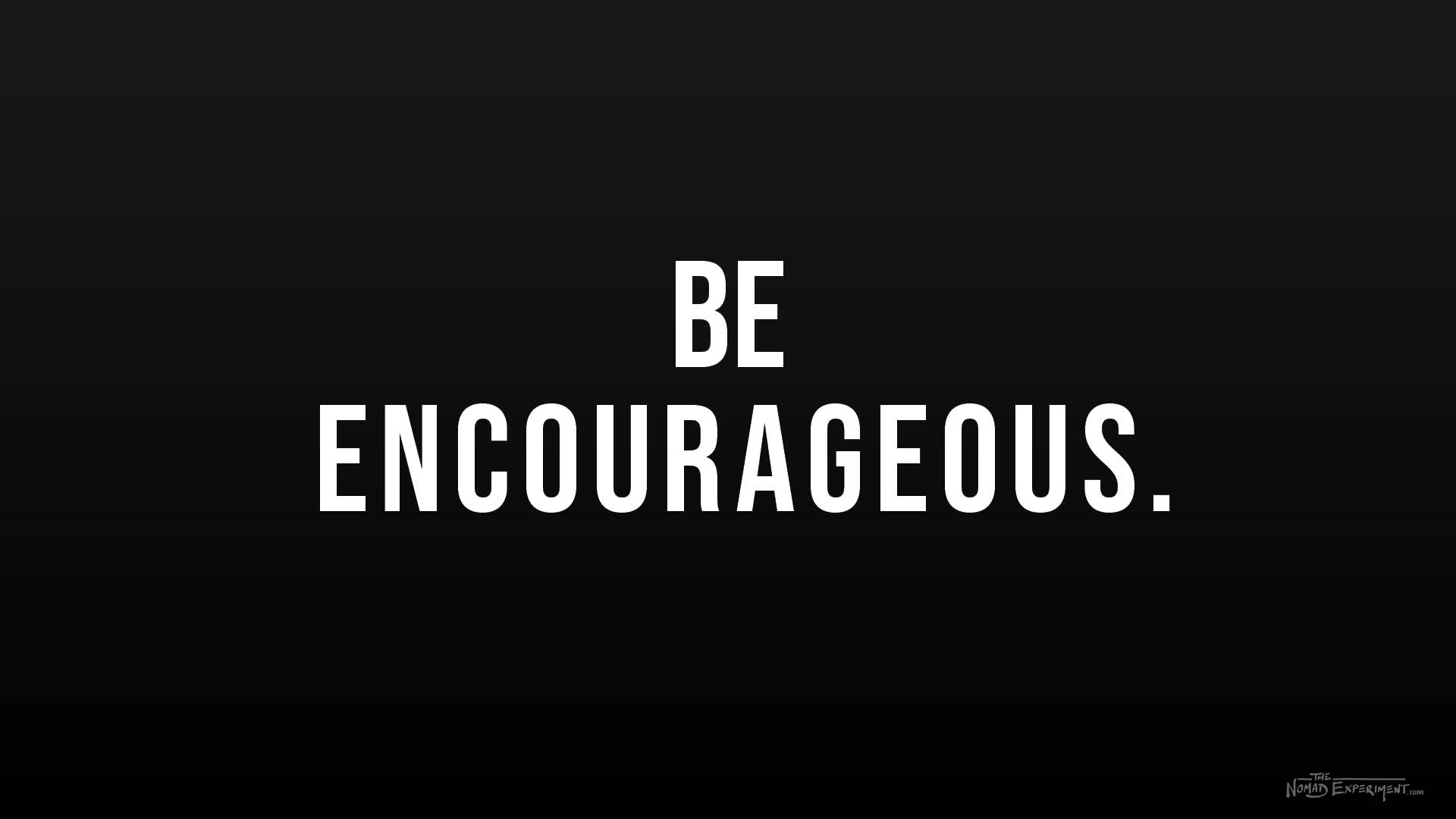 be encourageous article the nomad experiment jason robinson header image