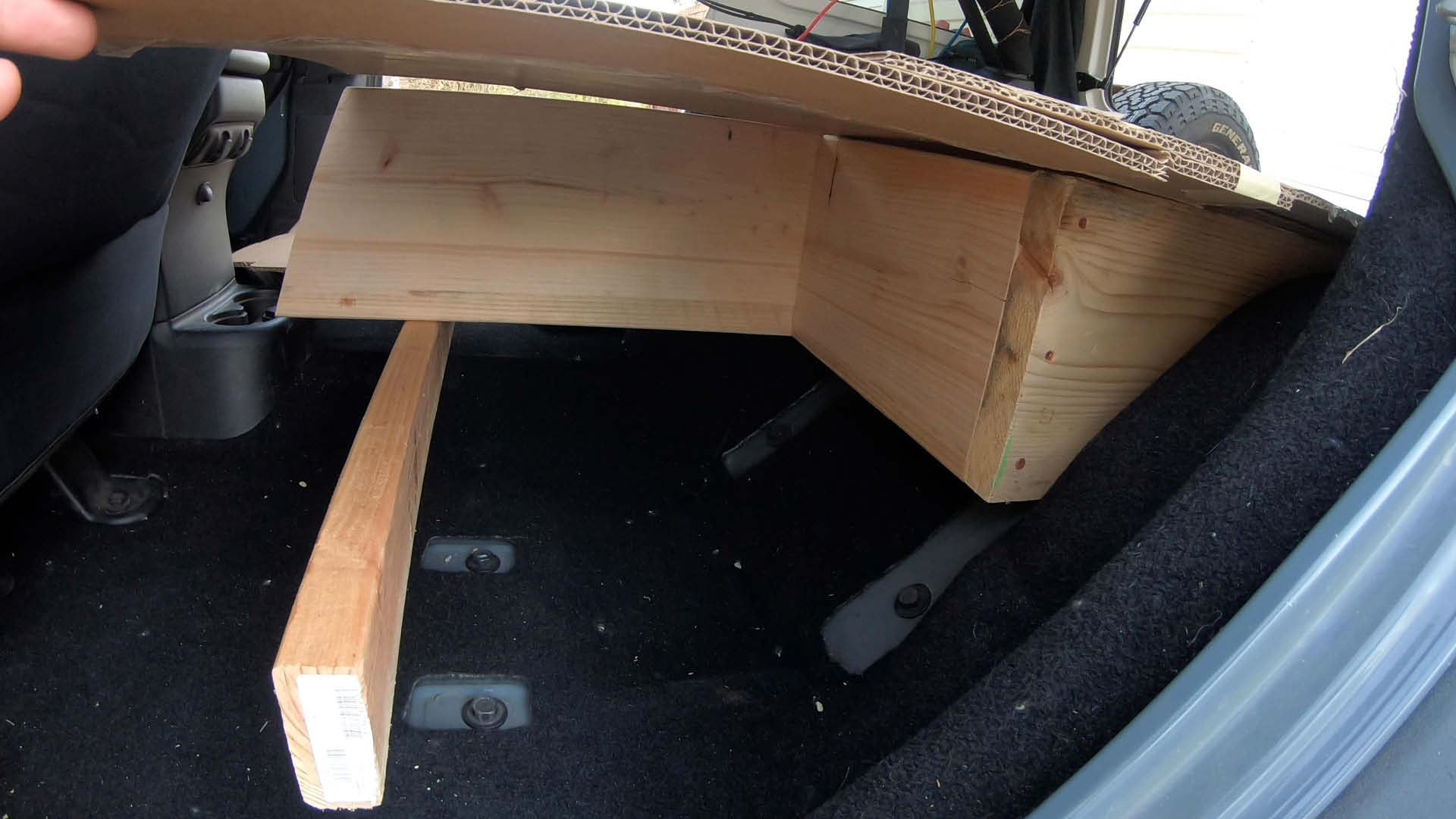 Jeep Wrangler JKU Bed Platform Storage How To Build Test Fitting