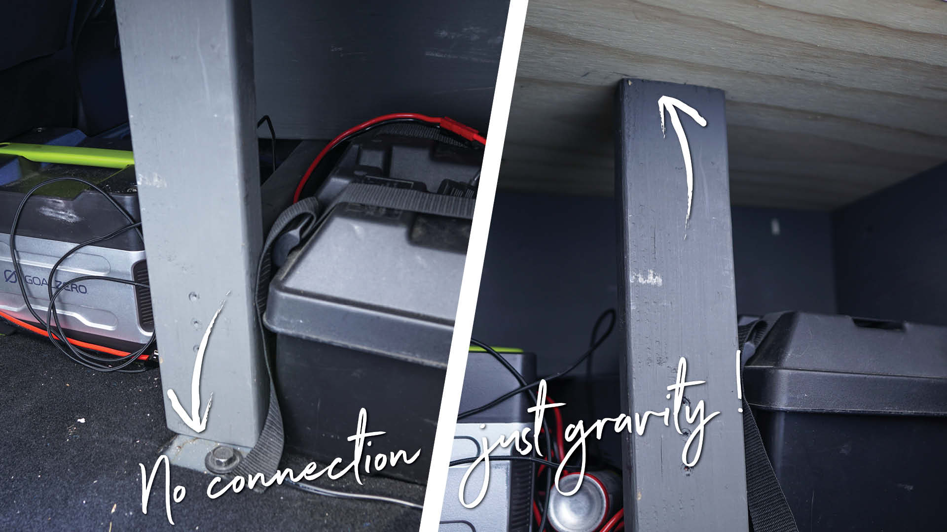 Jeep Wrangler JKU Bed Platform Storage How To Build Support Gravity Detail