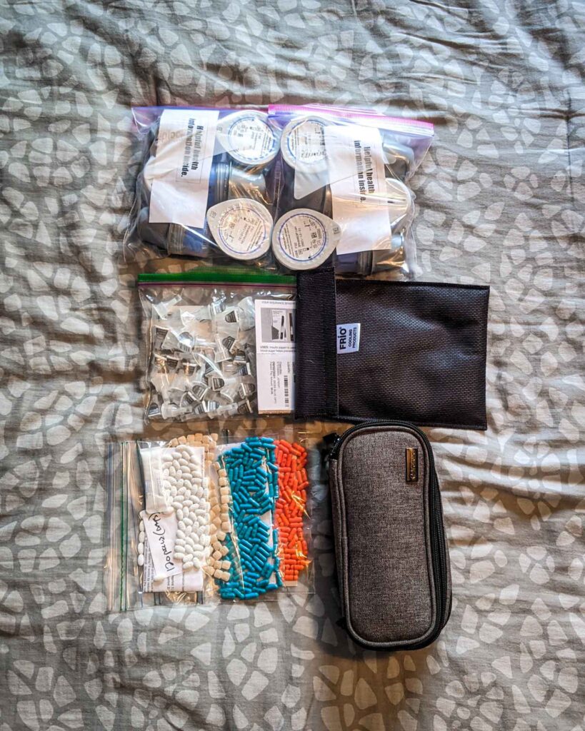 Packing carry on only with type 1 diabetes simplified