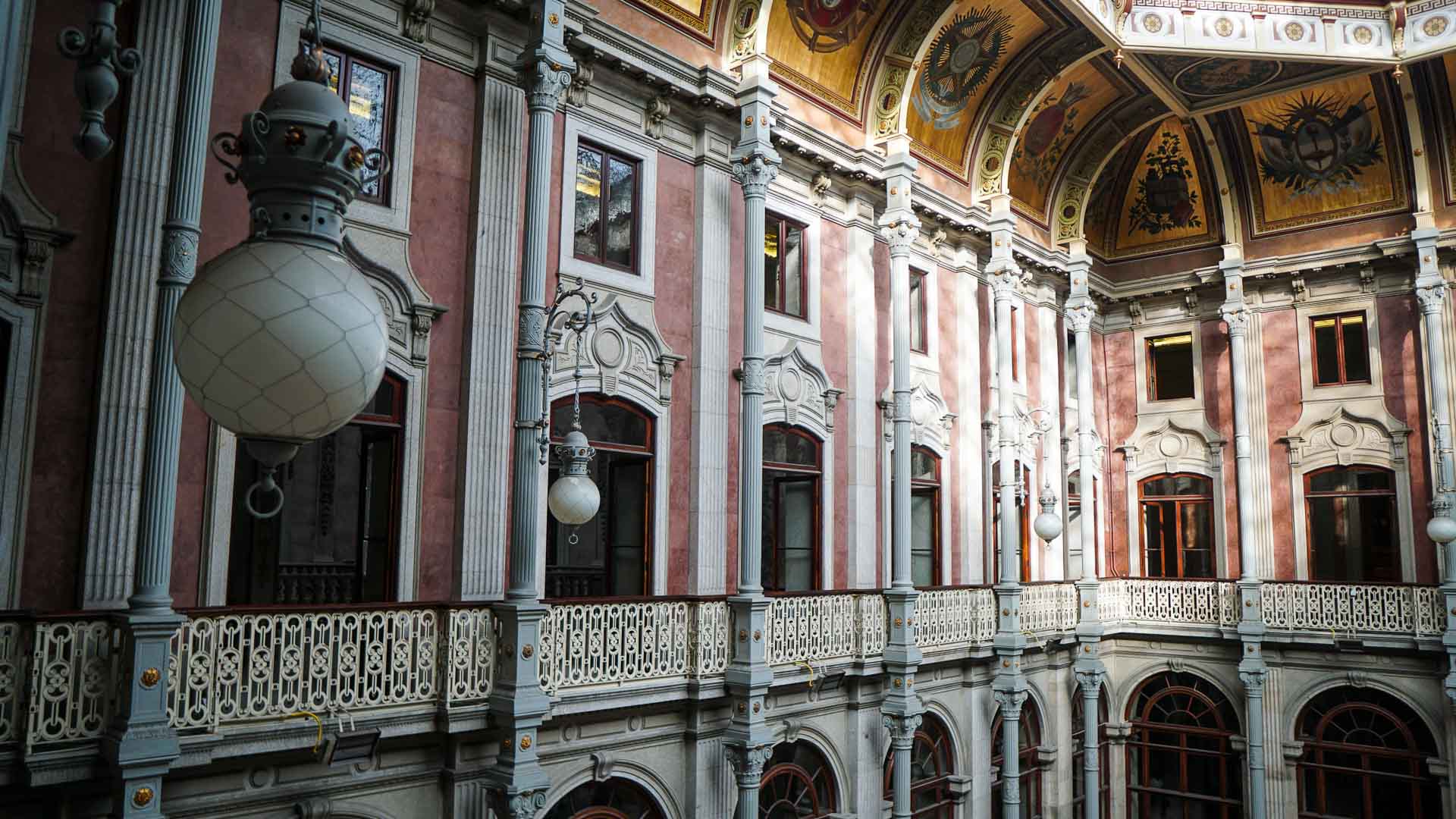 Porto Portugal photo of the Bolsa Palace Stock Exchange