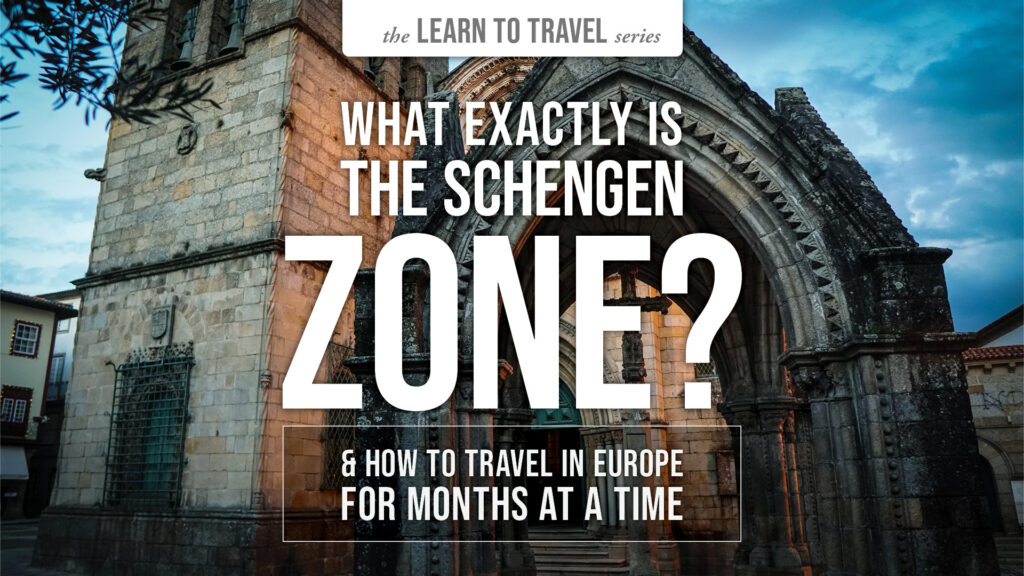 What is the schengen zone beginner travel article title slide