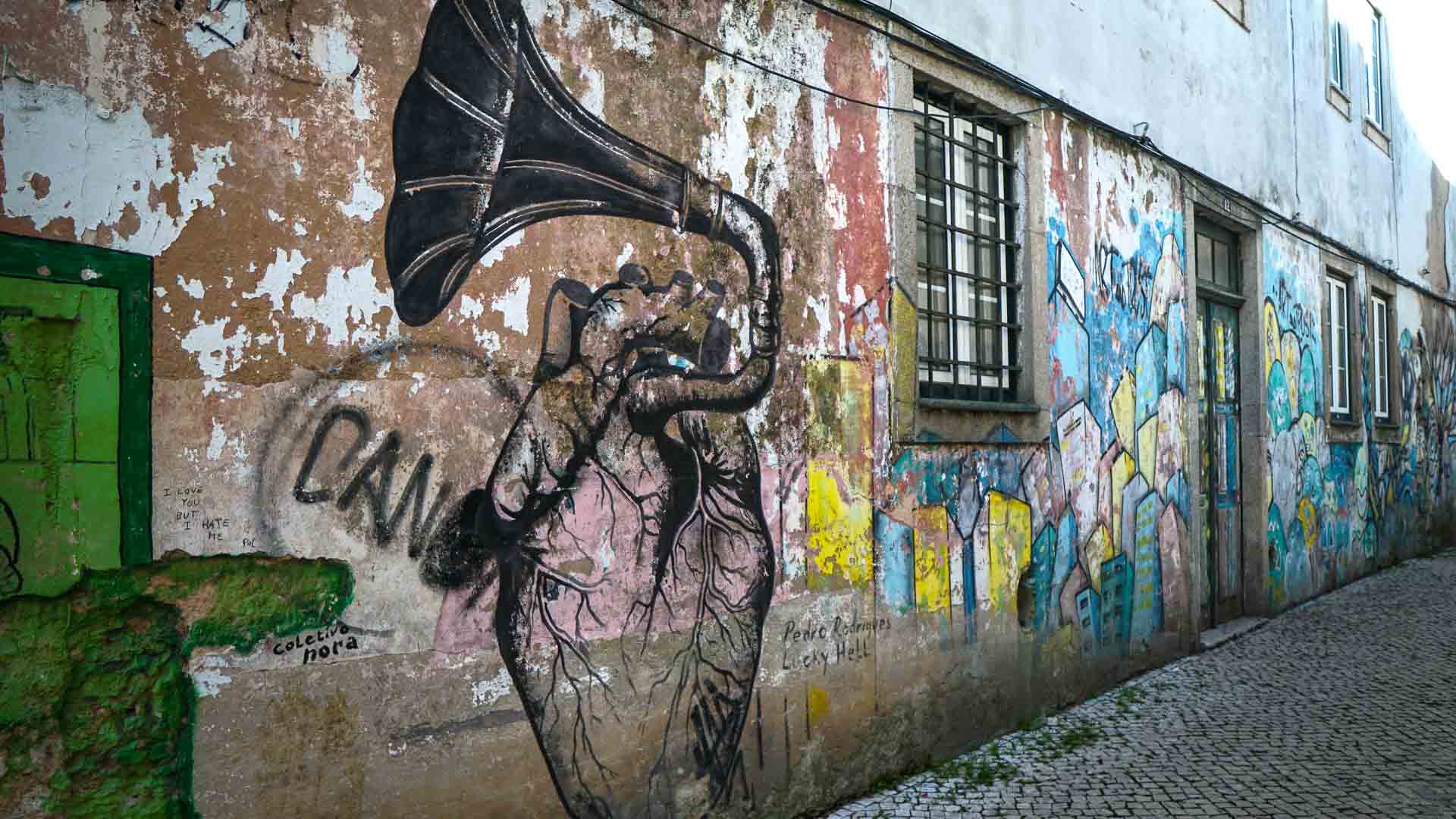 The Nomad Experiment Aveiro Portugal Street Art Mural