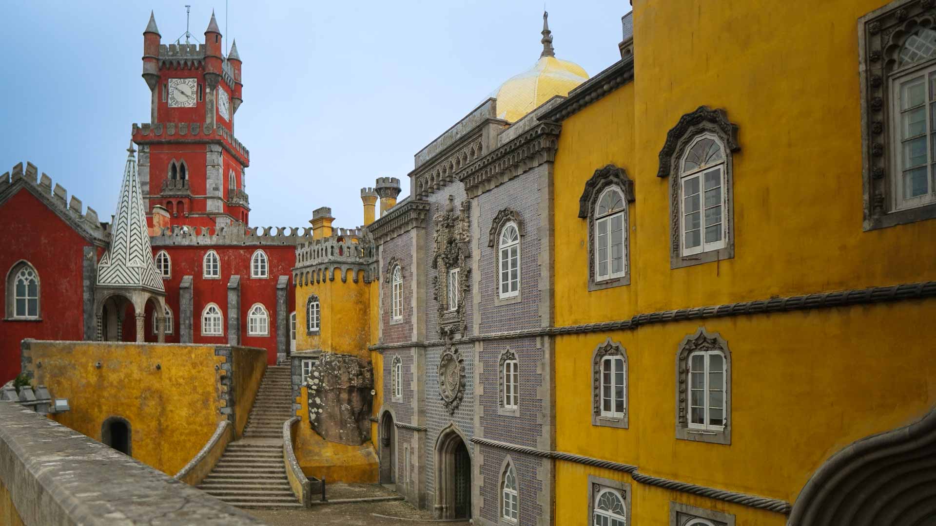 Yellow Pena Palace in Sintra Portugal Travel Guide