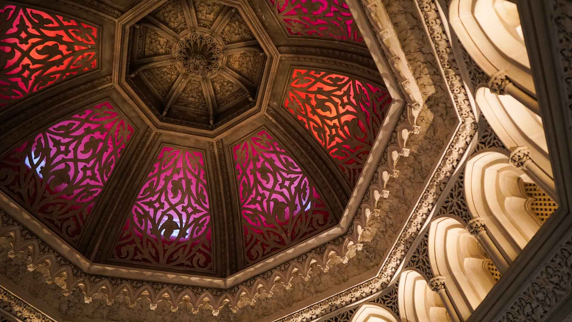 Monserrate Palace Romanticism Ceiling Sintra Portugal Travel Guide