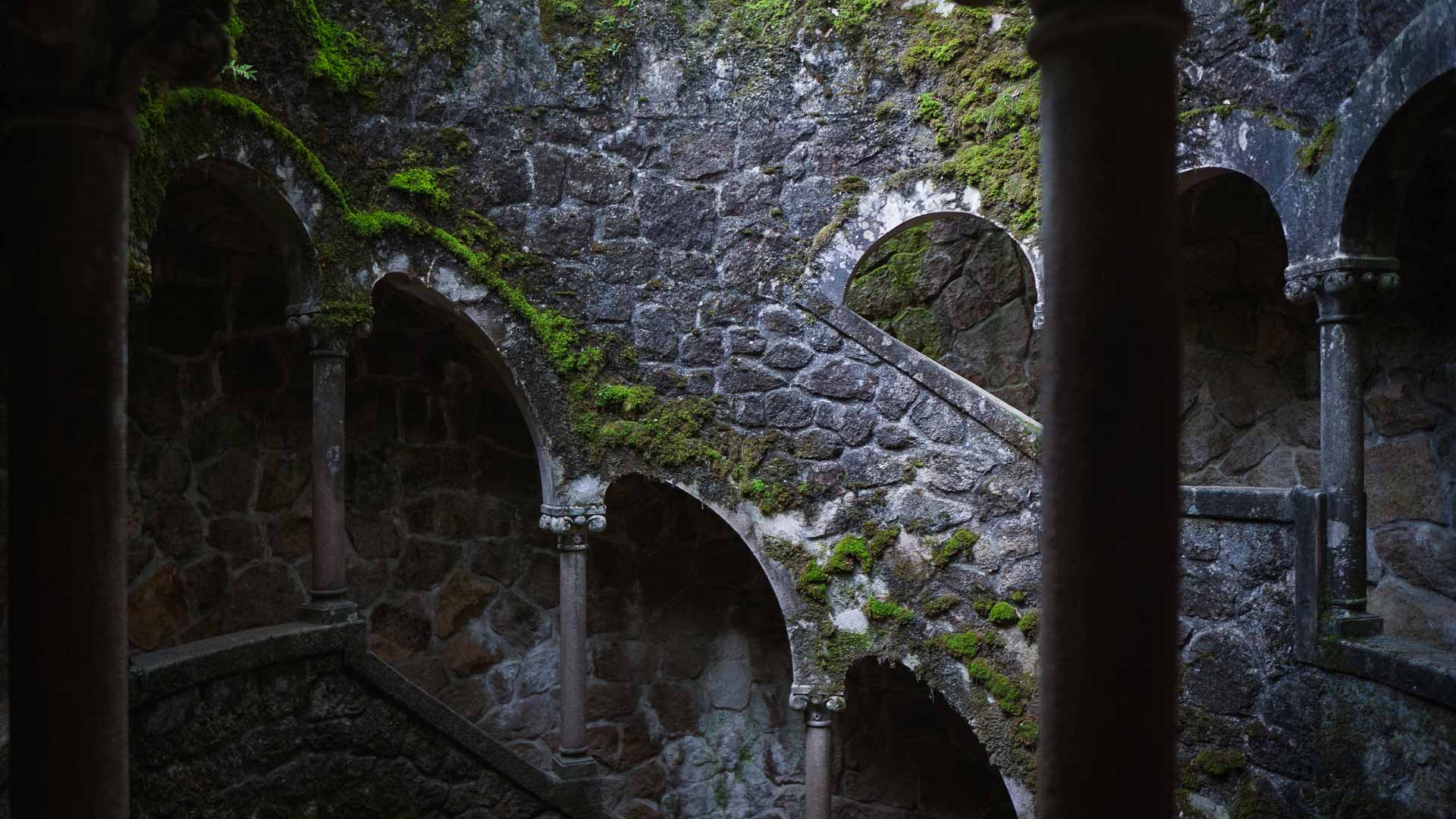 Quinta Da Regaleira Palace in Sintra Portugal Initiation Well