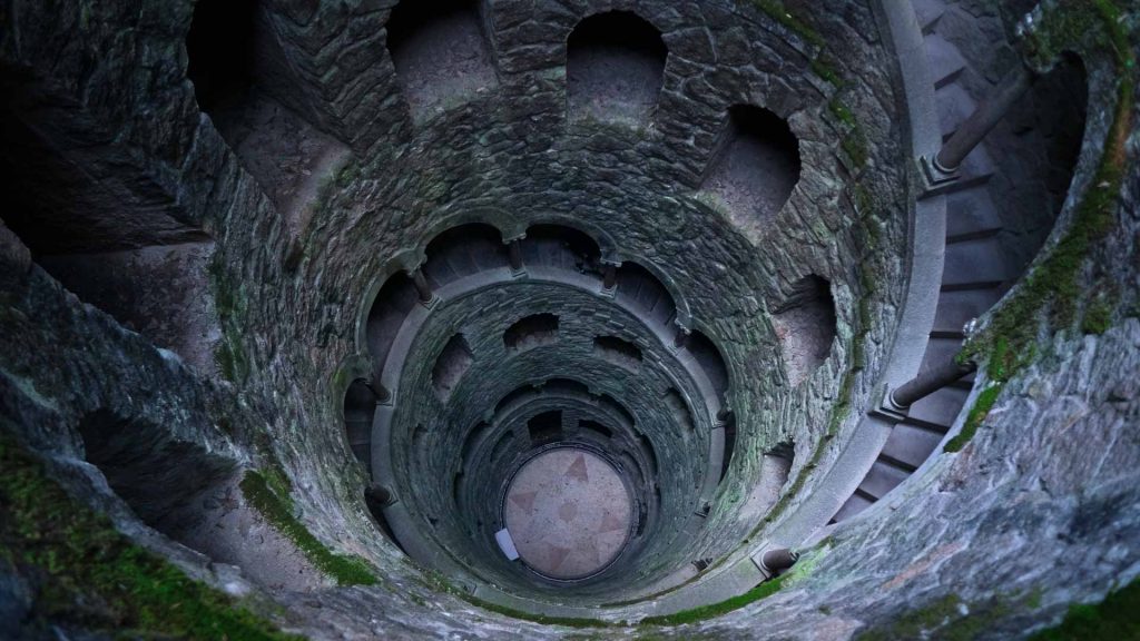 Quinta Da Regaleira Palace in Sintra Portugal Initiation Well