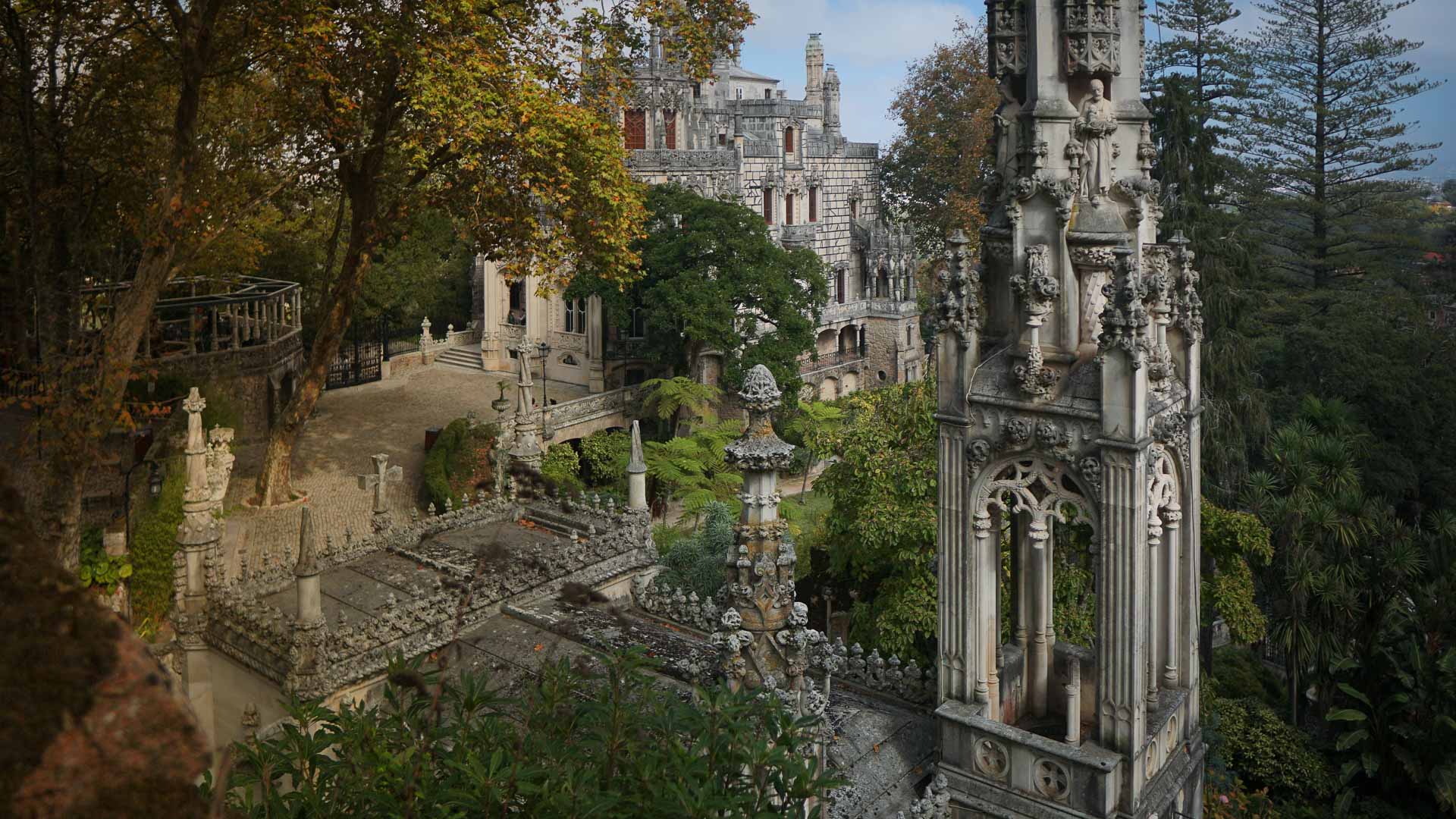 Quinta Da Regaleira Palace in Sintra Portugal