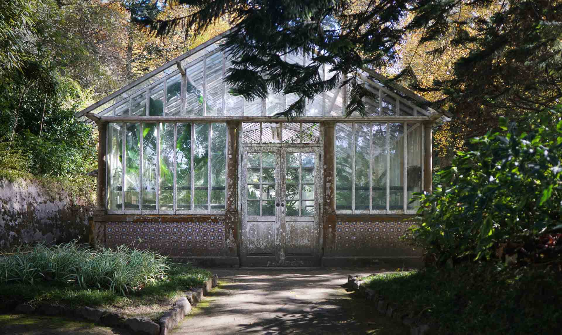 Pena Palace Gardens Greenhouse in Sintra Portugal