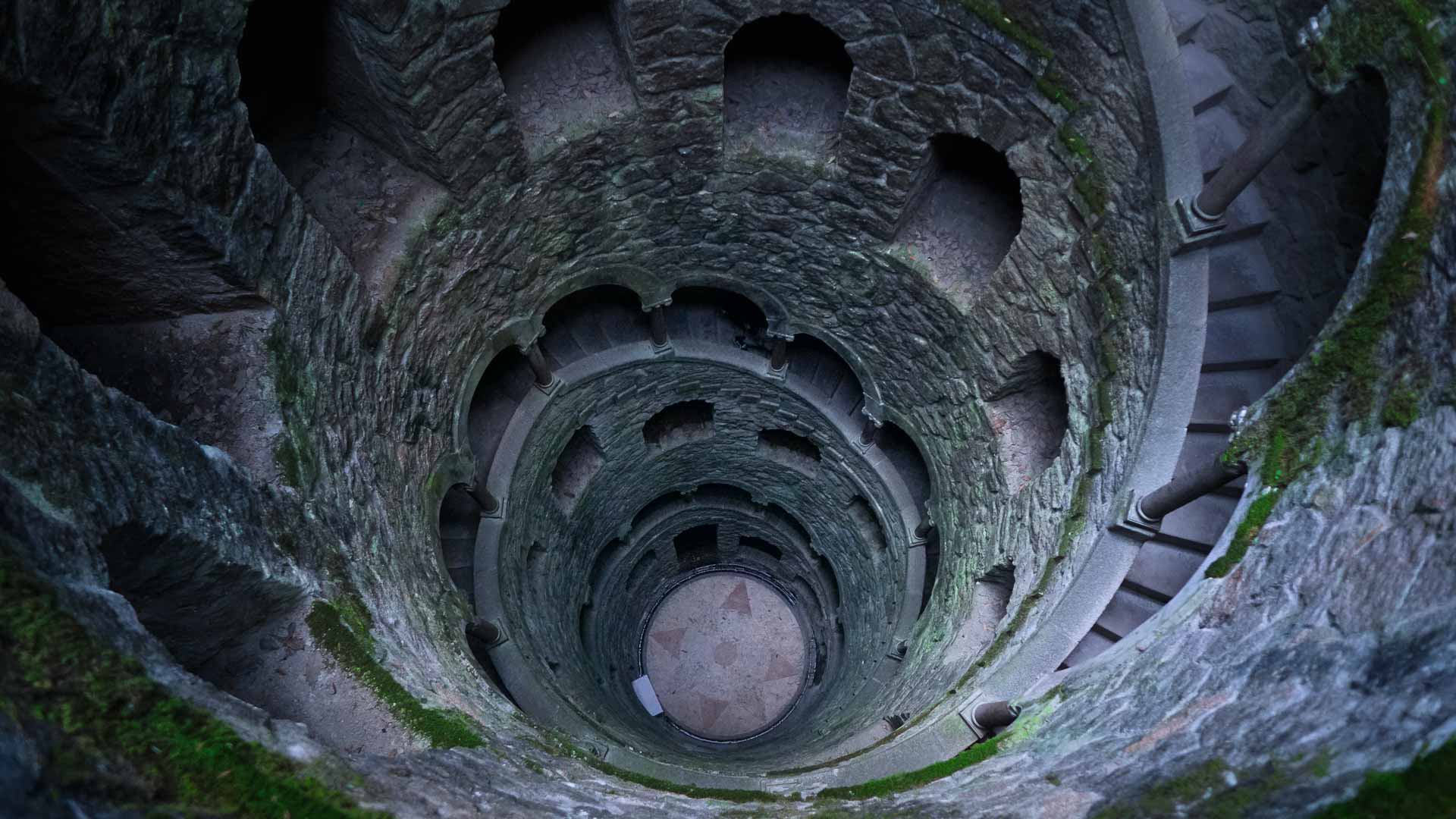 Quinta Da Regaleira Palace in Sintra Portugal Initiation Well