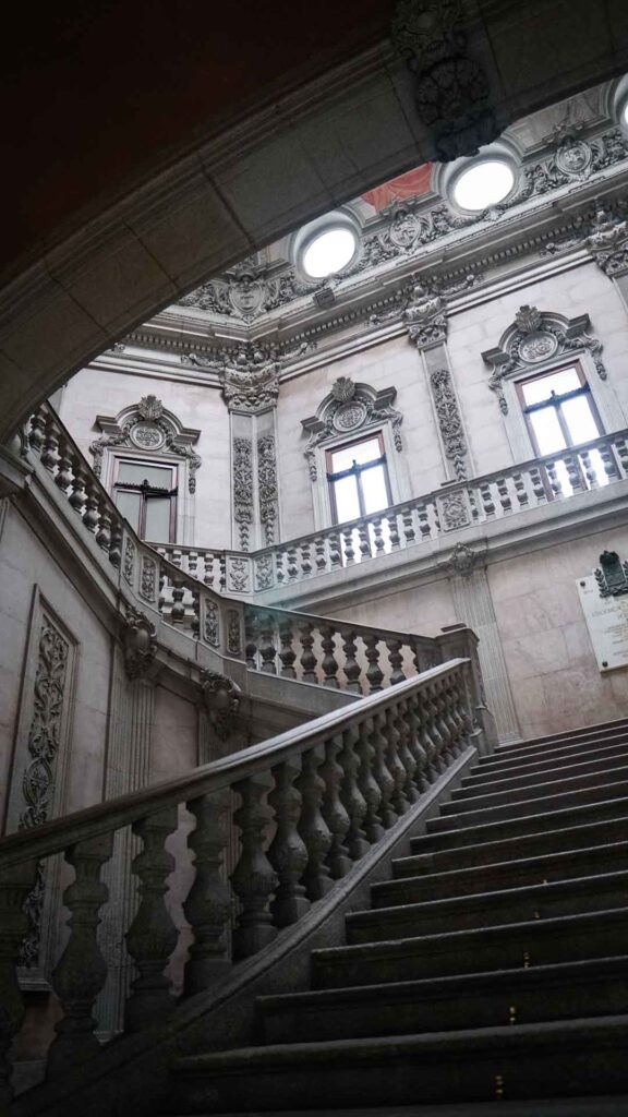 Porto's Bolsa Palace grand staircase photo