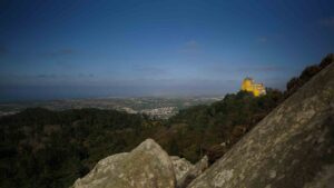 Pena Palace Outside Architecture Colors Sintra Portugal