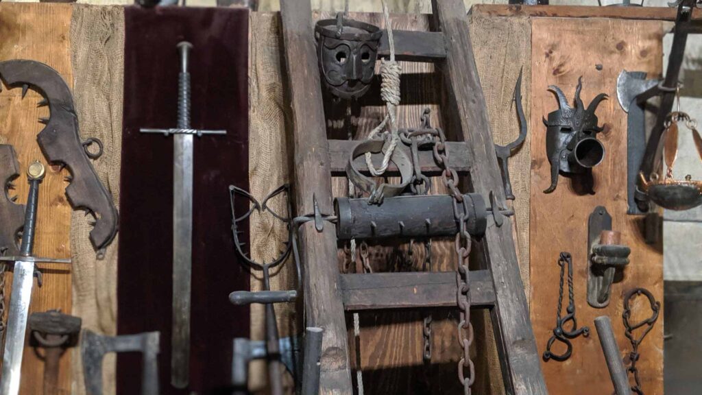 Medieval weapons and torture devices