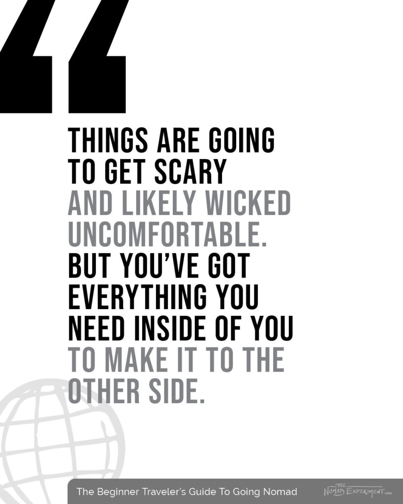 Things will get scary and uncomfortable book quote Jason A. Robinson