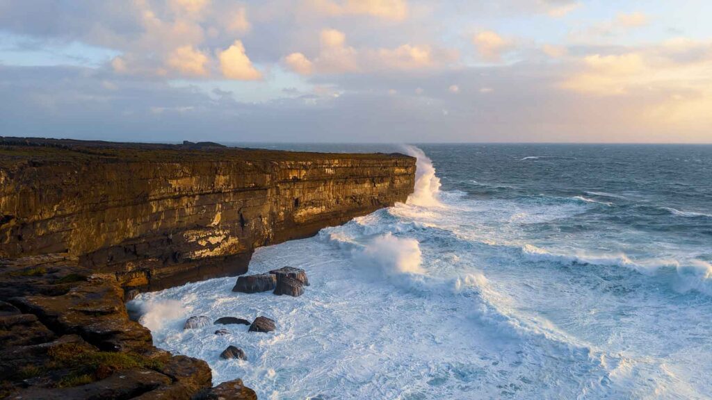 The cliffs near The Black Fort on Inishmore, Aran Isles